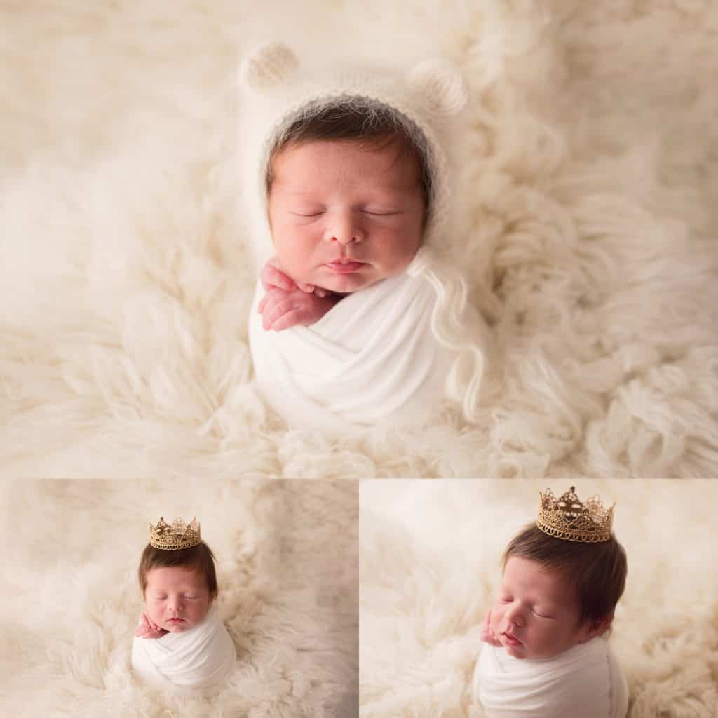 Beautiful baby girl newborn photo shoot in Jupiter Fl