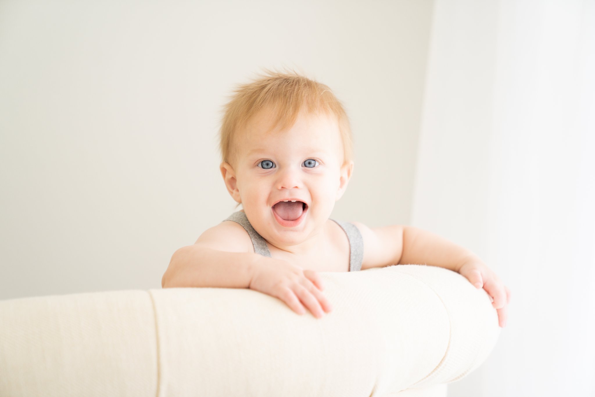 6 month old baby photography session  in Jupiter Fl studio