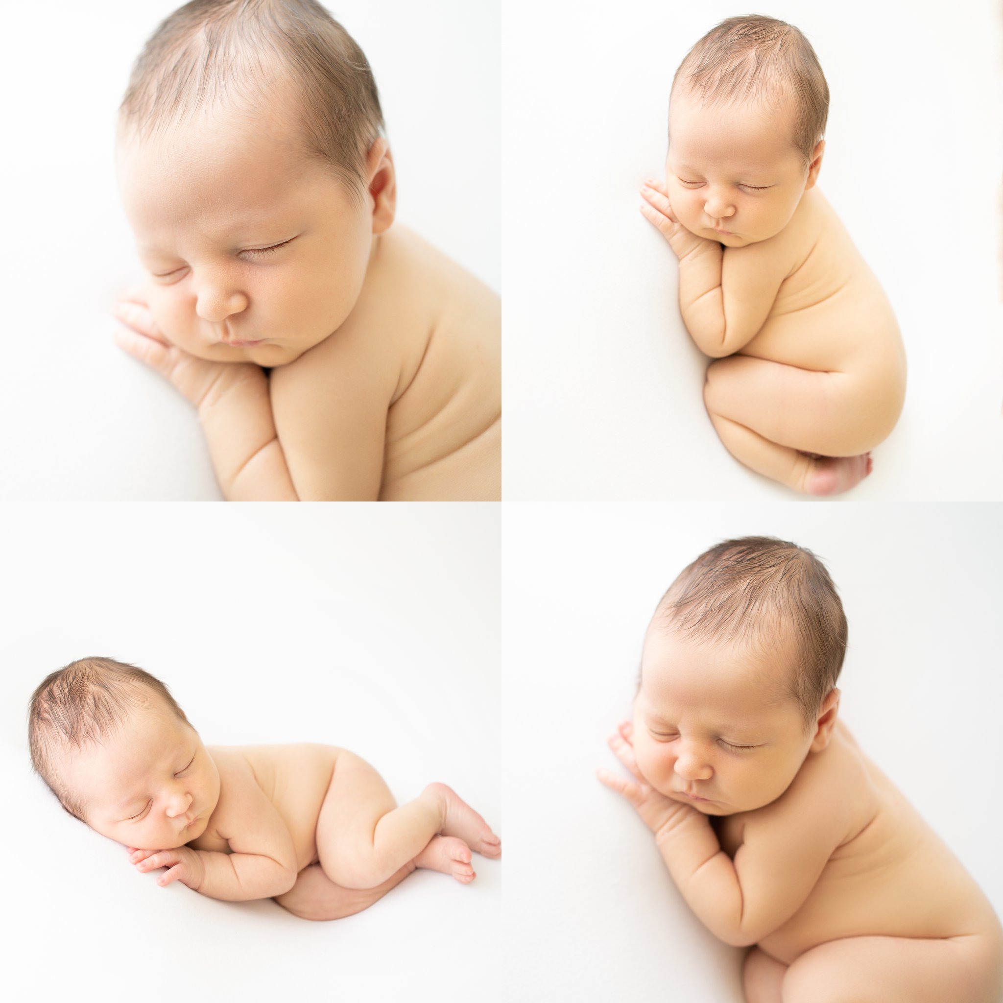 10 day old newborn posed in jupiter fl